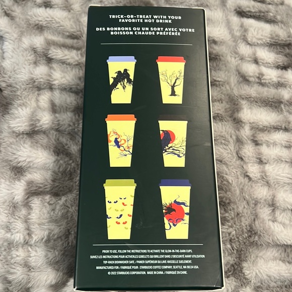 Starbucks Other - Starbucks Halloween Glow in the Dark reusable hot cups